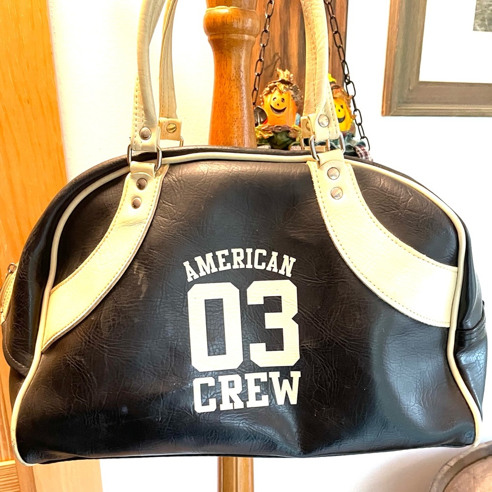 American crew leather bag